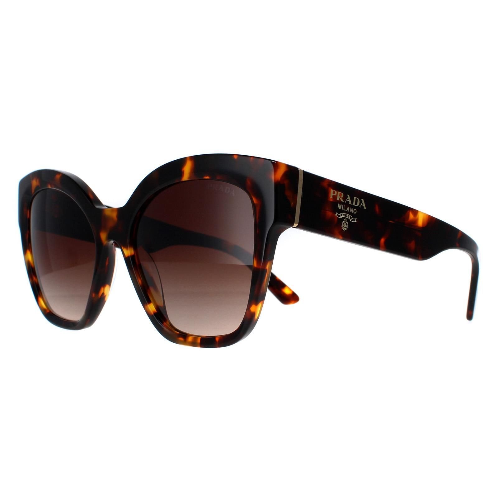 Prada Prada Women's Square Honey Tortoise Brown Gradient PR17ZS - 2