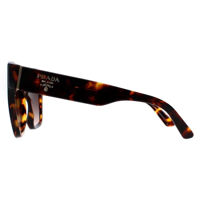 Prada Prada Women's Square Honey Tortoise Brown Gradient PR17ZS - 3