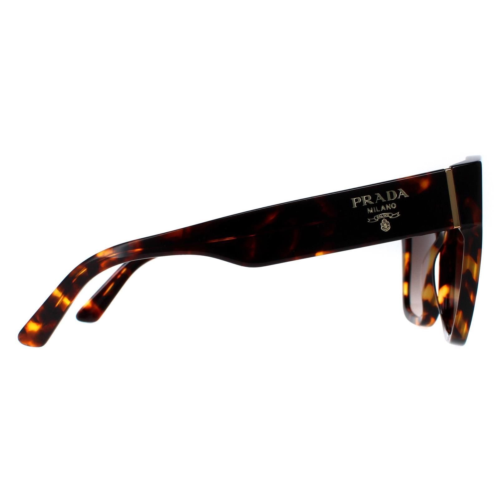 Prada Prada Women's Square Honey Tortoise Brown Gradient PR17ZS - 4