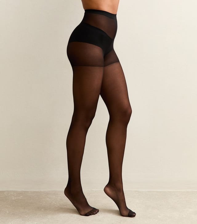New Look 3 Pack Black Sheer Matt 15 Denier Tights New Look - 3