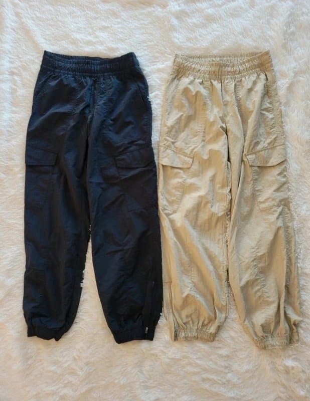 Old Navy Old Navy Cargo Parachute Pants Bundle Black And Tan Women's Size XS