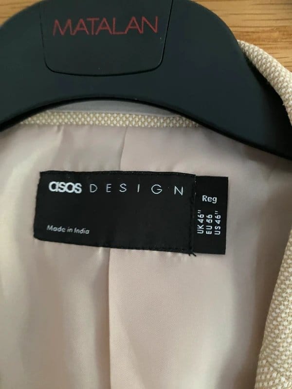 ASOS Design Cream suit jacket - 1