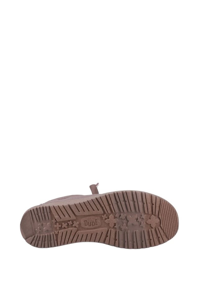 HEY DUDE Hey Dude Men's Wally Stretch Canvas Shoes in Taupe - 3