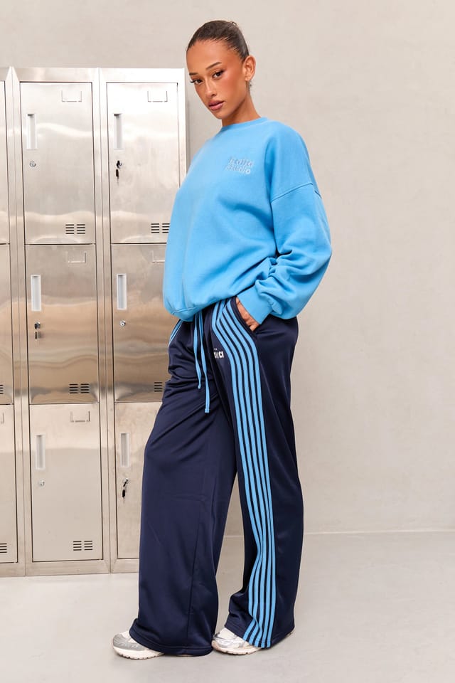 Kaiia Kaiia Studio Oversized Sweatshirt Vibrant Blue - 3