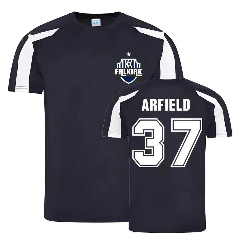 Falkirk Falkirk Navy Scott Arfield Sports Training Jersey