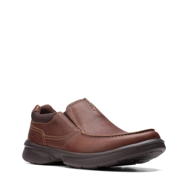 Clarks Clarks Men's Bradley Free Tan Tumbled Loafers, Slip Ons in Brown - 2