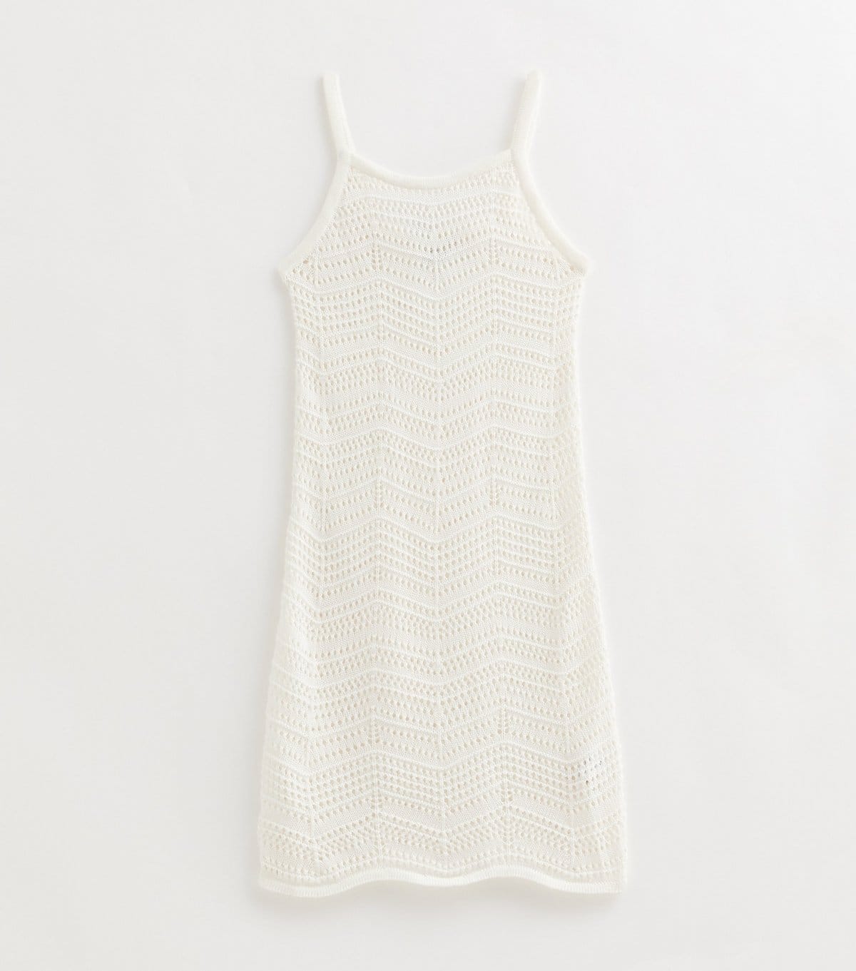 New Look White Crochet Beach Dress for Girls