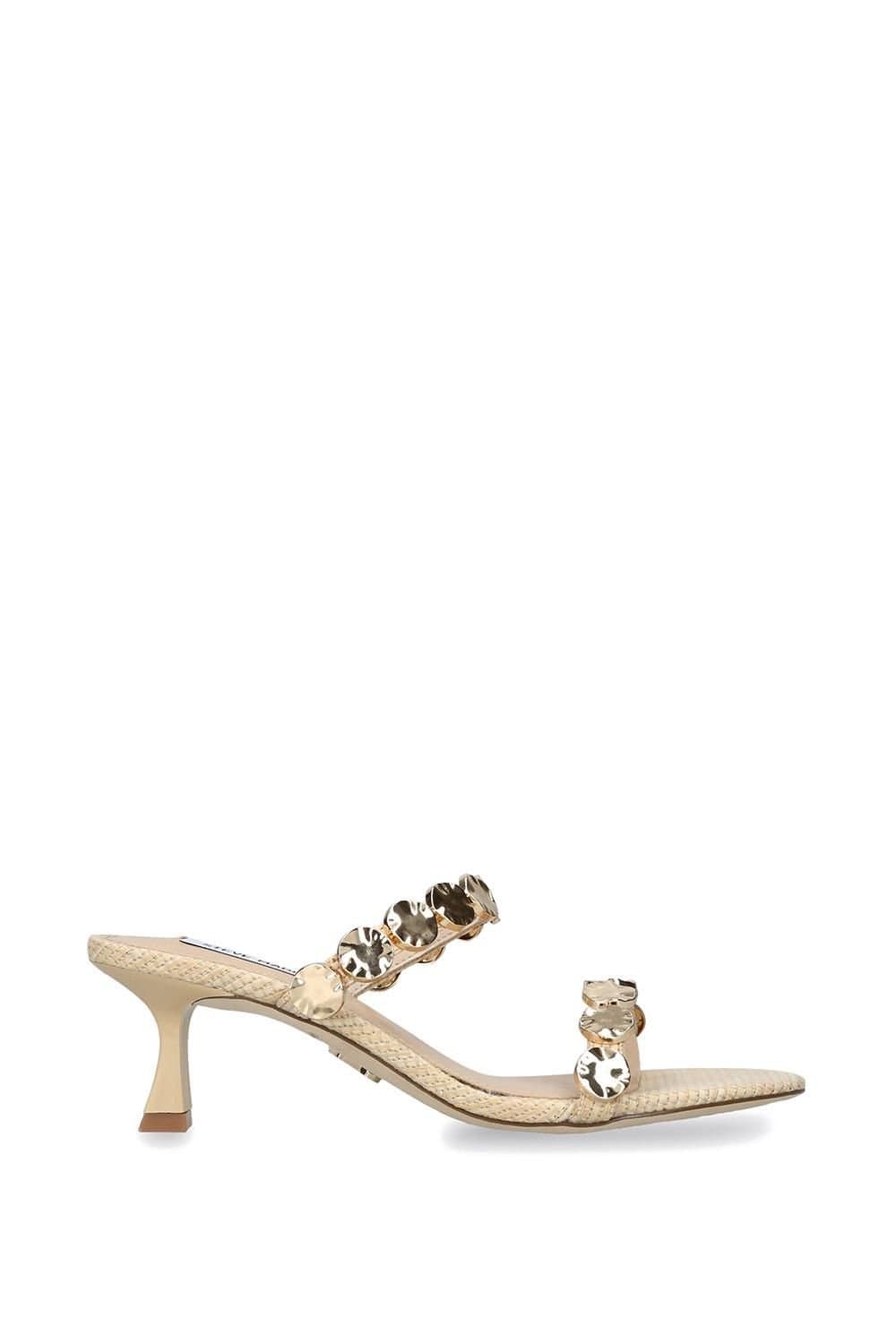Steve Madden STEVE MADDEN Women's 'Annika Beige' Leather Heels in Beige