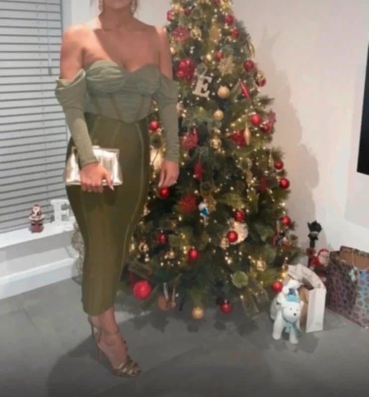 ASOS ASOS corset midi dress size 10