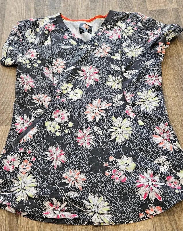 Dickies Women's Floral Sports Top Size Small