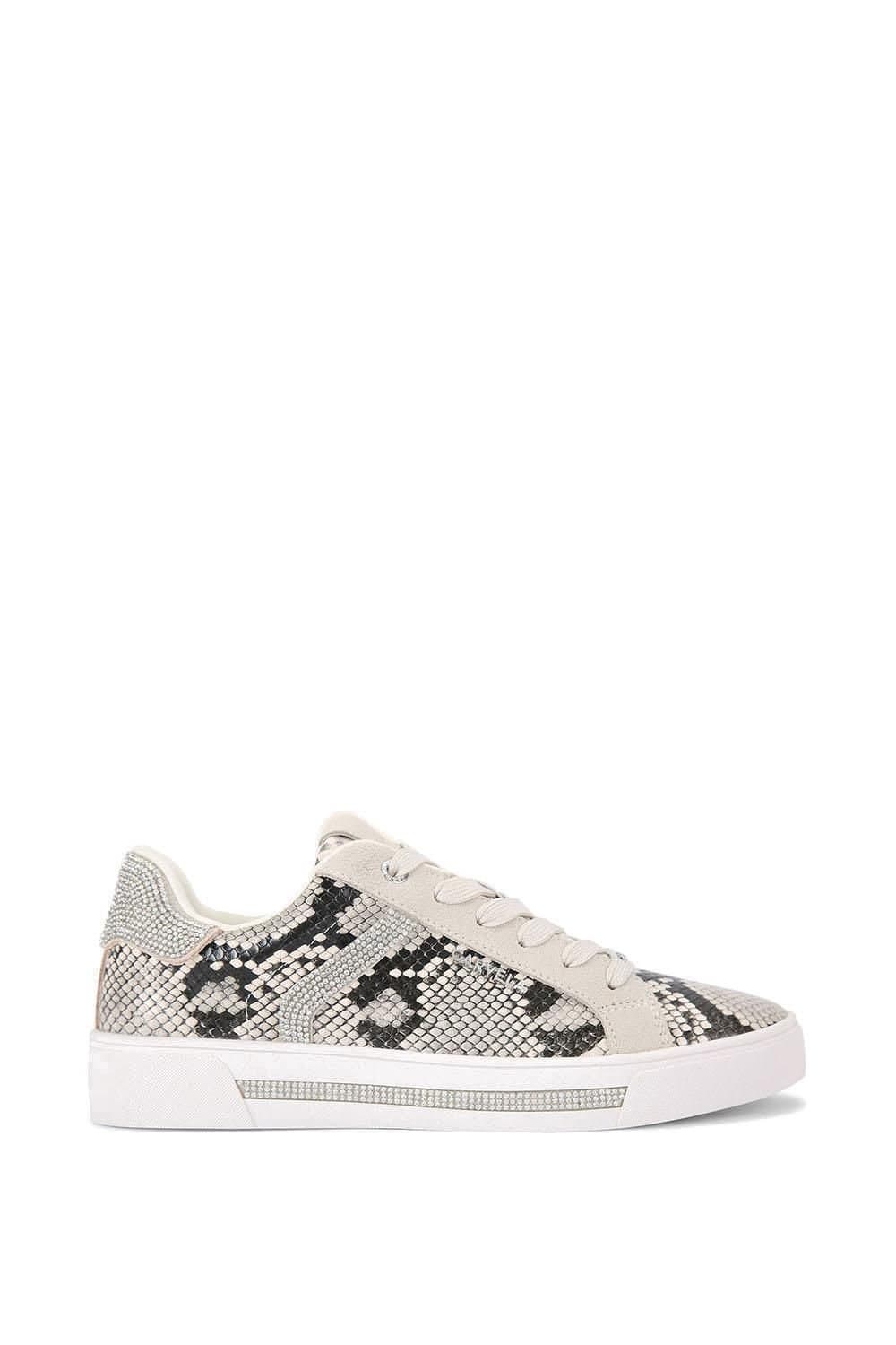 Carvela Carvela Women's 'Daze Jewel' Snake Print Trainers in Beige