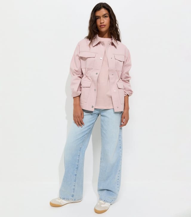 New Look Women's Light Pink Cotton T-Shirt New Look - 3