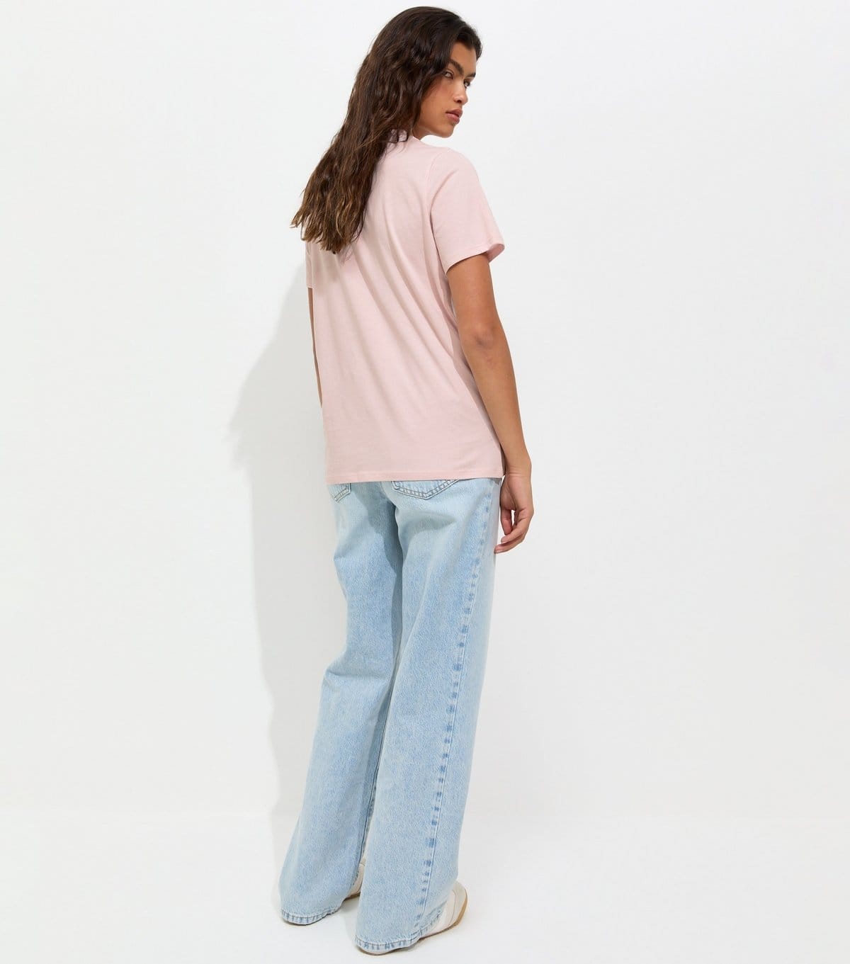 New Look Women's Light Pink Cotton T-Shirt New Look - 4