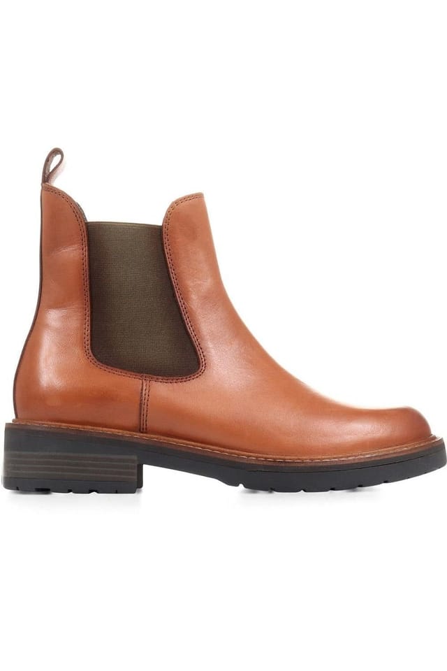 Jones Bootmaker Jones Bootmaker Women's Maddalena Leather Chelsea Boots in Tan - 2