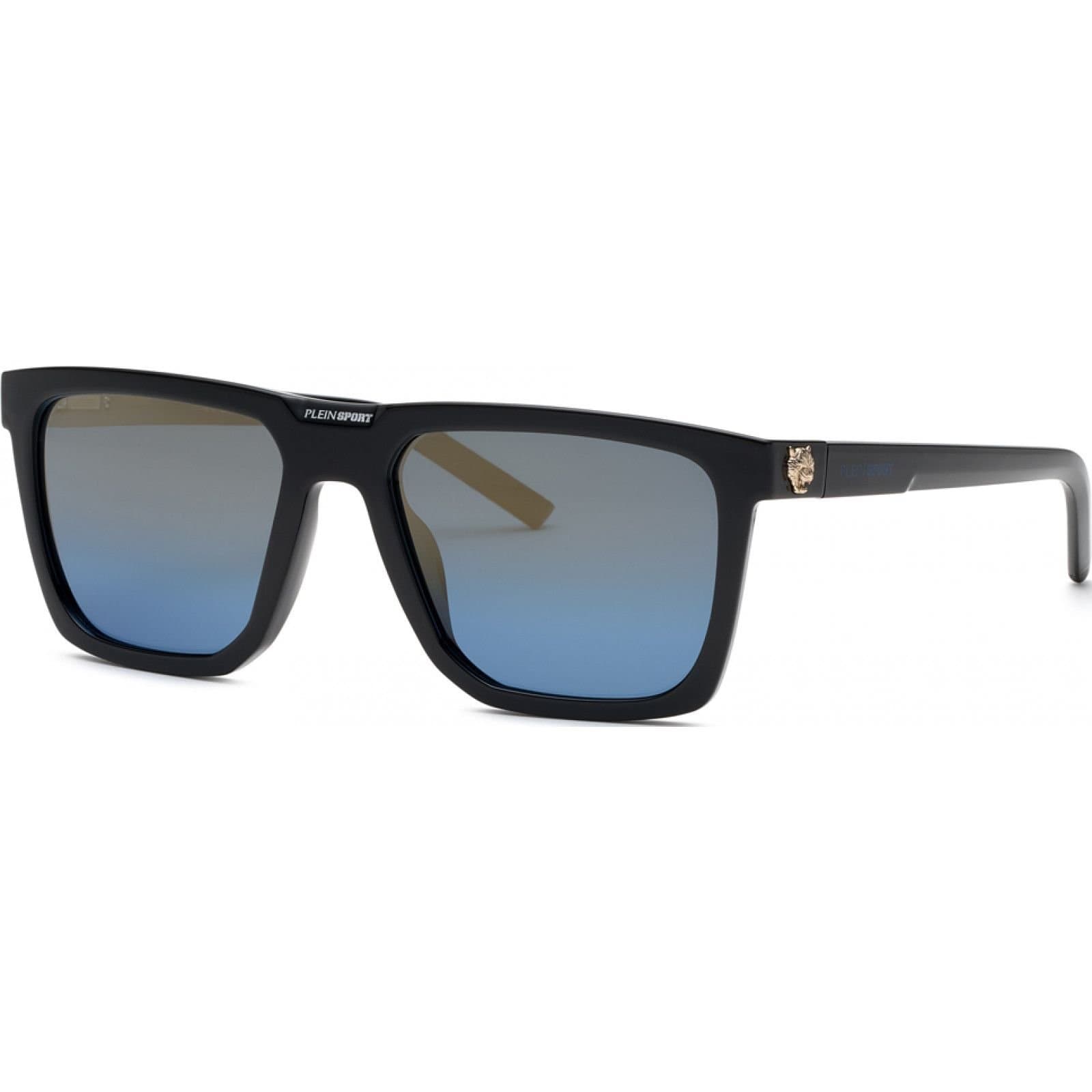 Plein Sport Plein Sport Men's SSP031-57Z42P Square/Rectangle Sunglasses in Black
