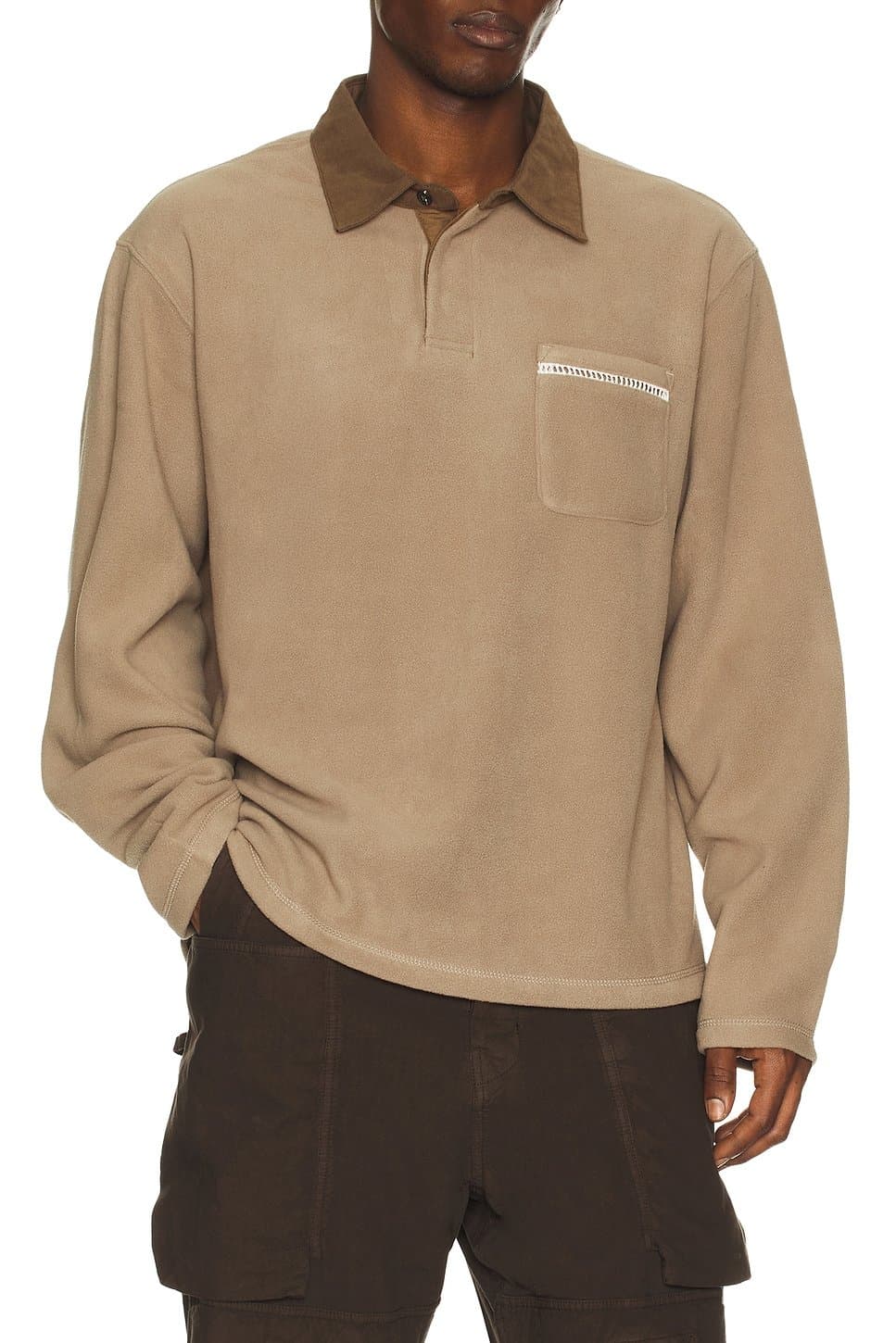 revolve Ladder Polar Fleece Polo