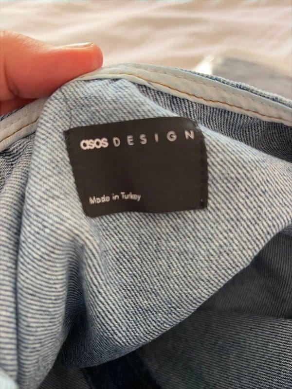ASOS Design denim top - Small