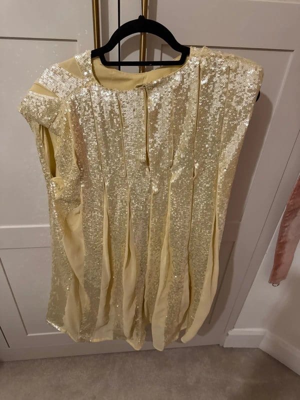 ASOS Edition Gold Sequin Dress