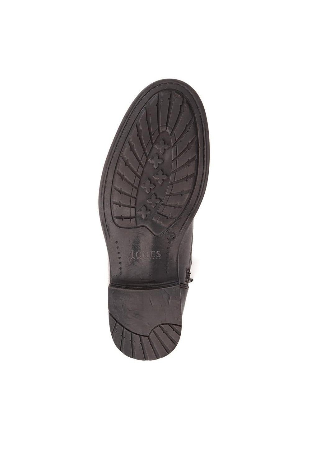 Jones Bootmaker Jones Bootmaker Men's Docklands Leather Lace-Up Boots in Dark Brown - 4