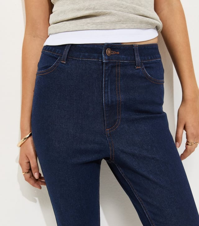 New Look Women's Indigo Wash Denim Capri Trousers New Look - 2