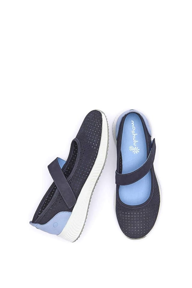 Moshulu Moshulu Women's 'Amara' Sports style ballerina trainer in Indigo - 2