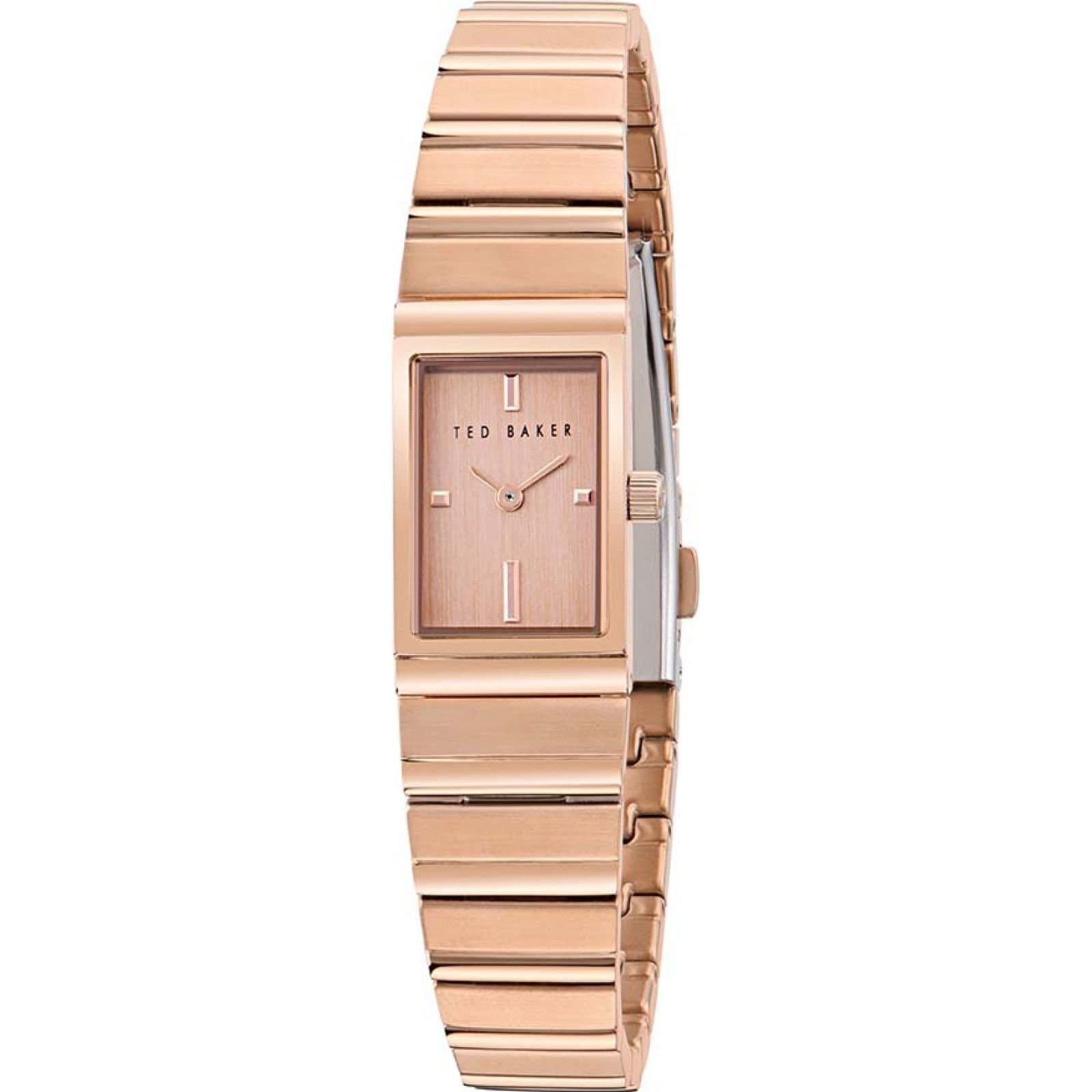 Ted Baker Ted Baker Women's BKPLLS504 Classic Chic 16mm Quartz Watch in Rose Gold