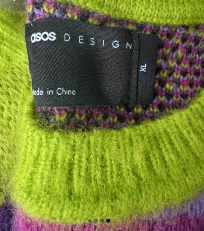 ASOS ASOS knitted grunge 90s style jumper, XL