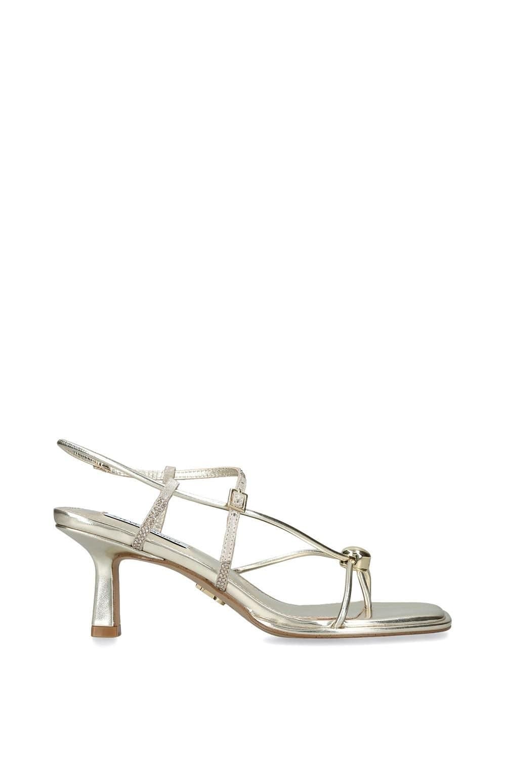 Steve Madden STEVE MADDEN Women's 'Jackpots Gold' Sandals in Gold
