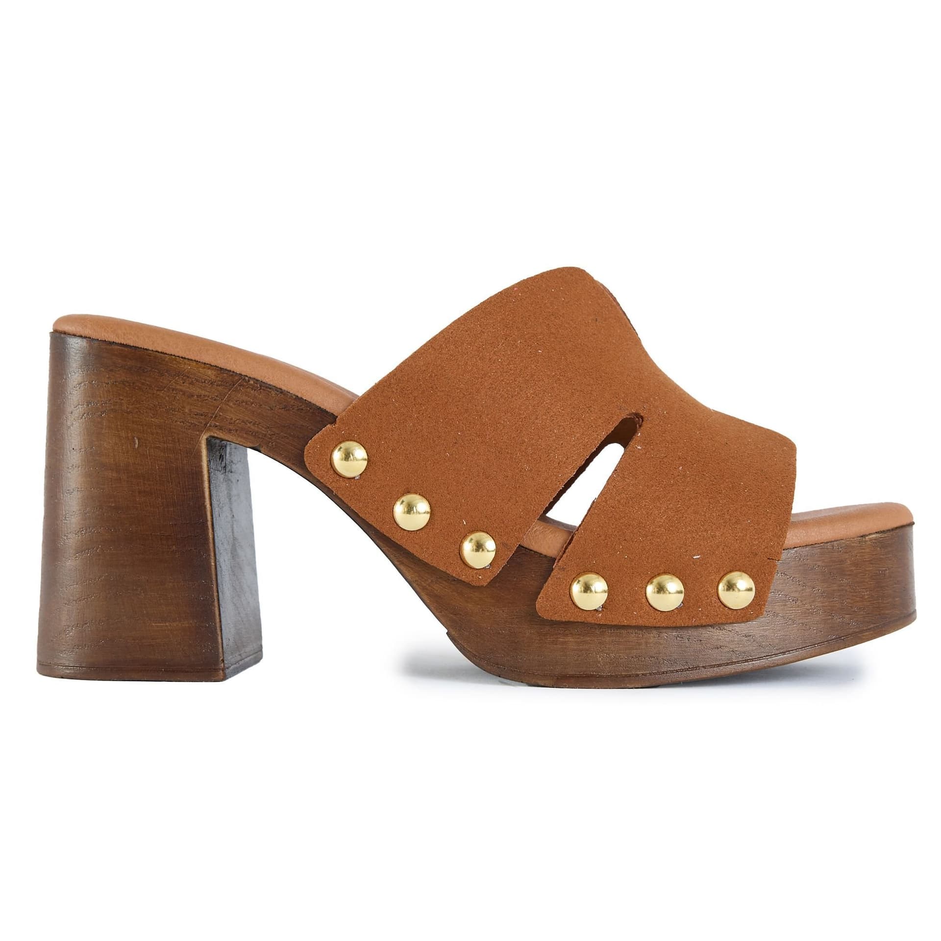 V.GAN V.GAN Women's Oxi Clog Sandals in Tan