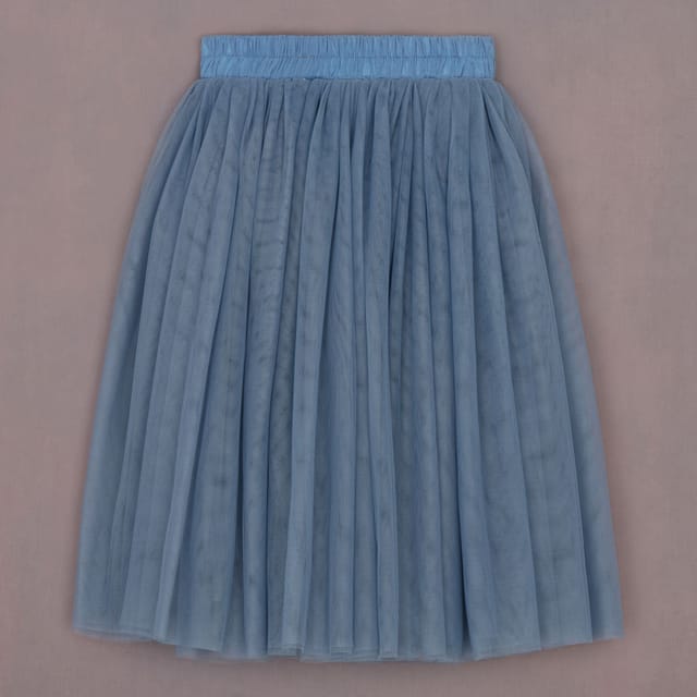 UK Flower Girl Boutique UK Flower Girl Boutique Women's Felicity Couture Flower Girl Set - Dusty Blue in Mid Blue - 3