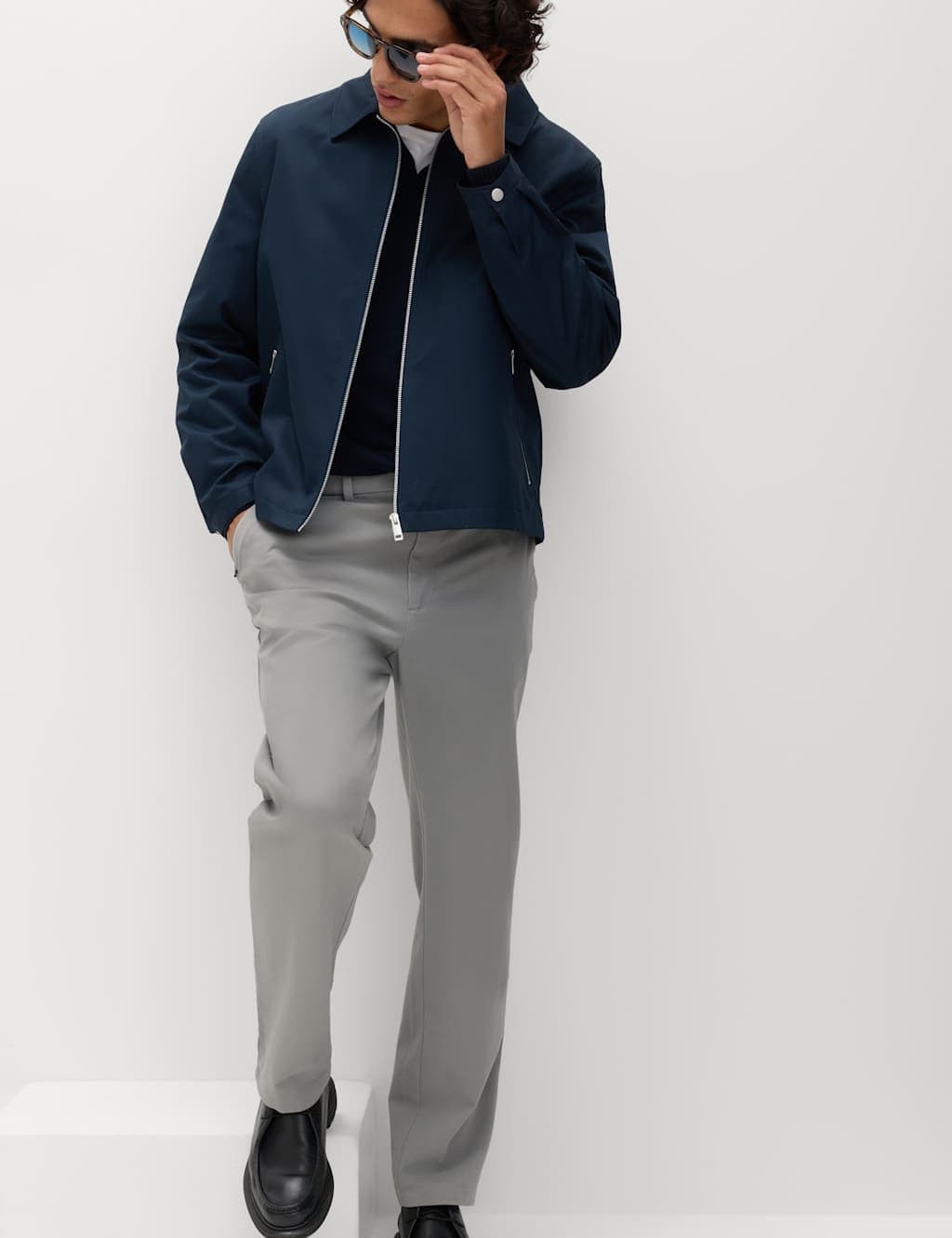 Marks & Spencer M&S The Ultimate Regular Fit Chinos Chrome
