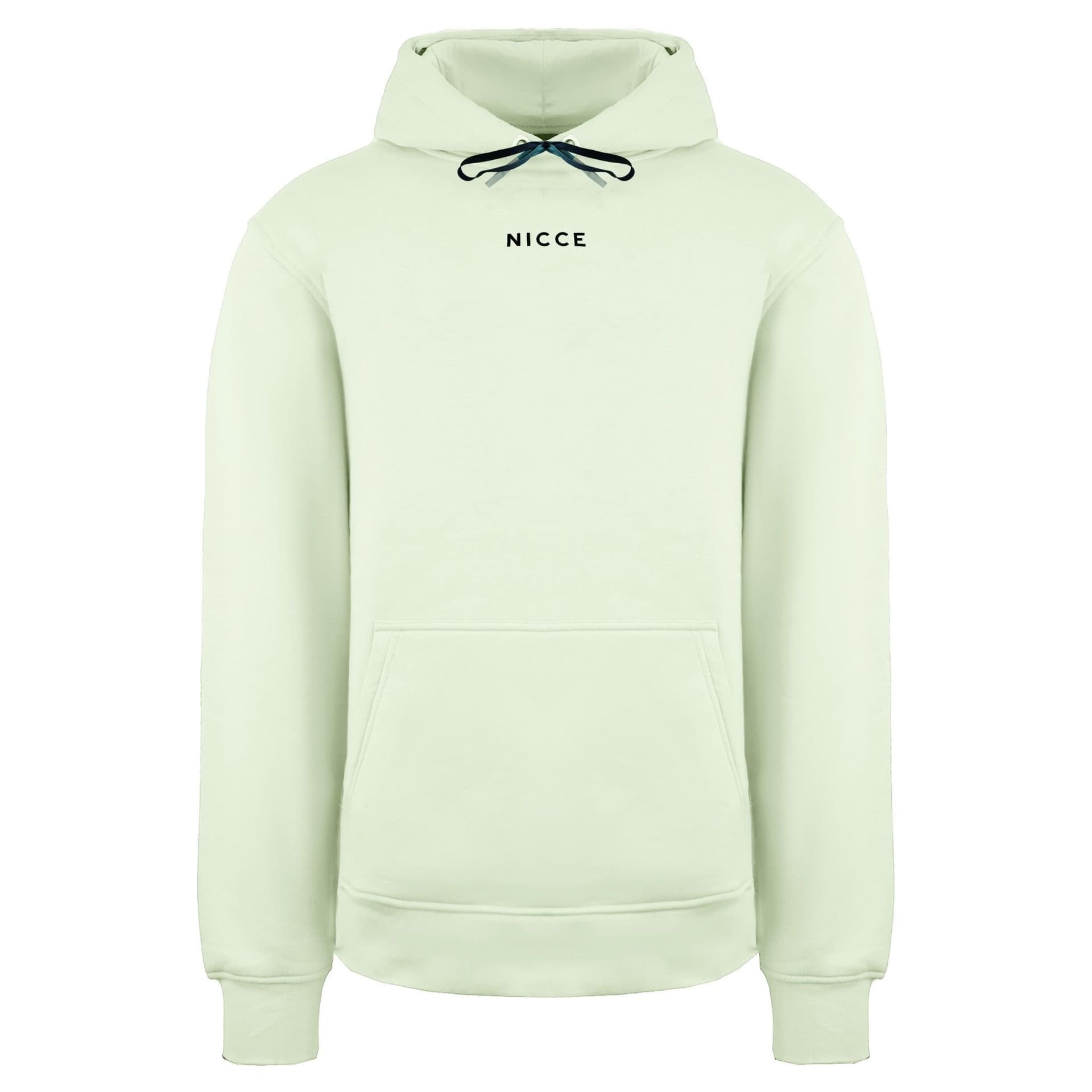 Nicce Nicce Men's Green Oversize Hoodie in Cream