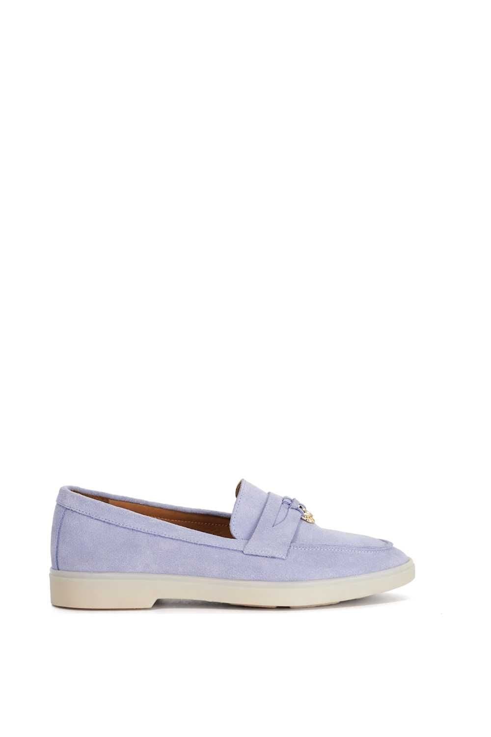Dune London Dune London Women's 'Grinning' Suede Loafers in Blue