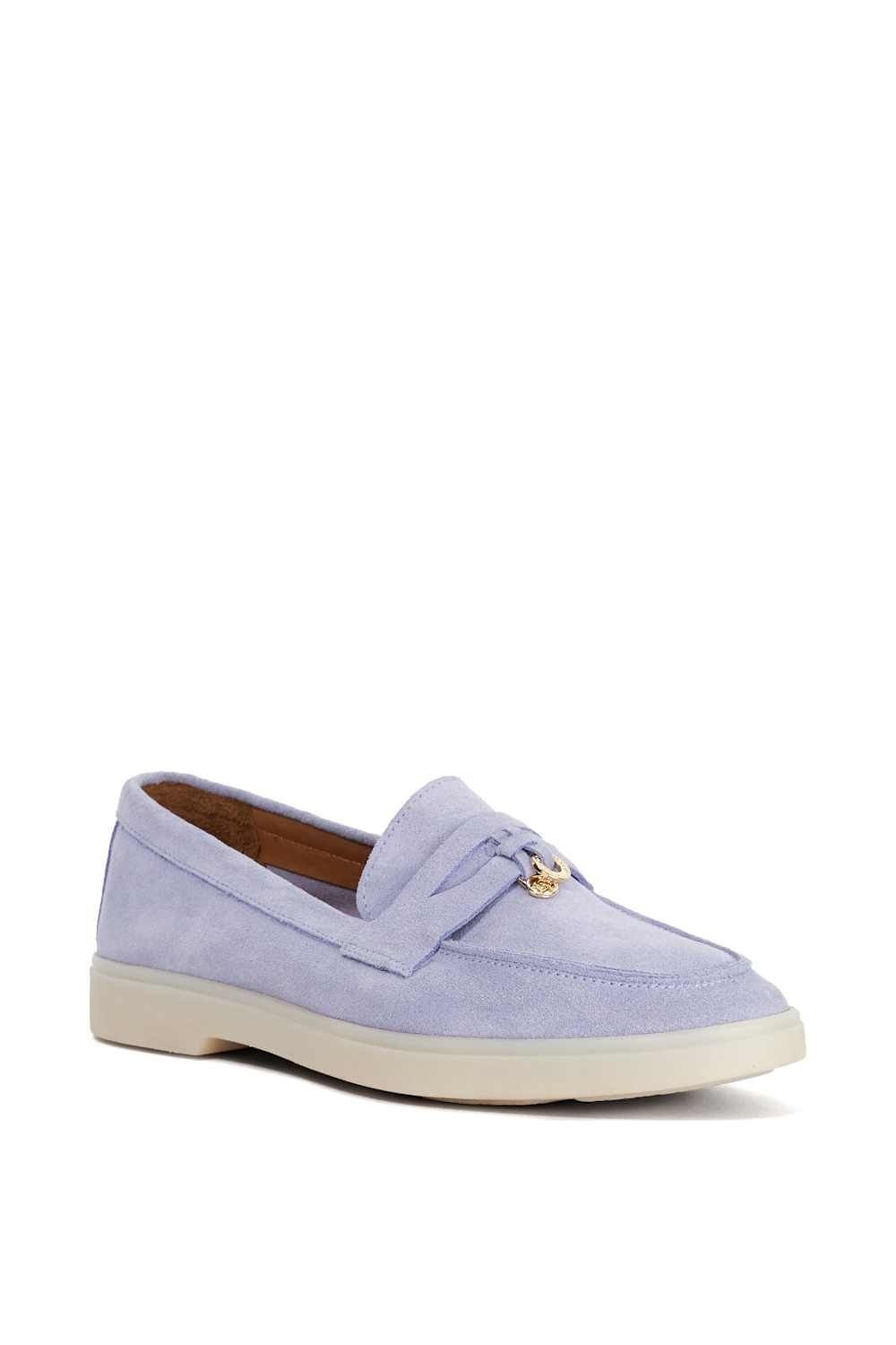 Dune London Dune London Women's 'Grinning' Suede Loafers in Blue - 2