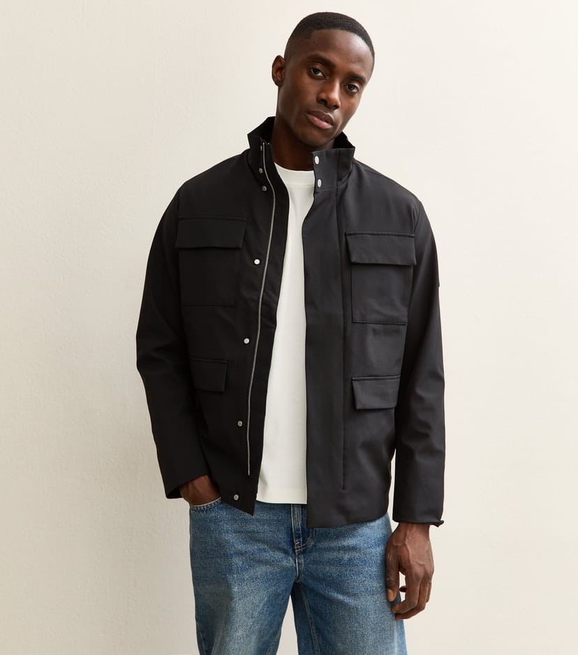 jack & jones Men's Black Aspen Field Jacket Jack & Jones New Look - 1