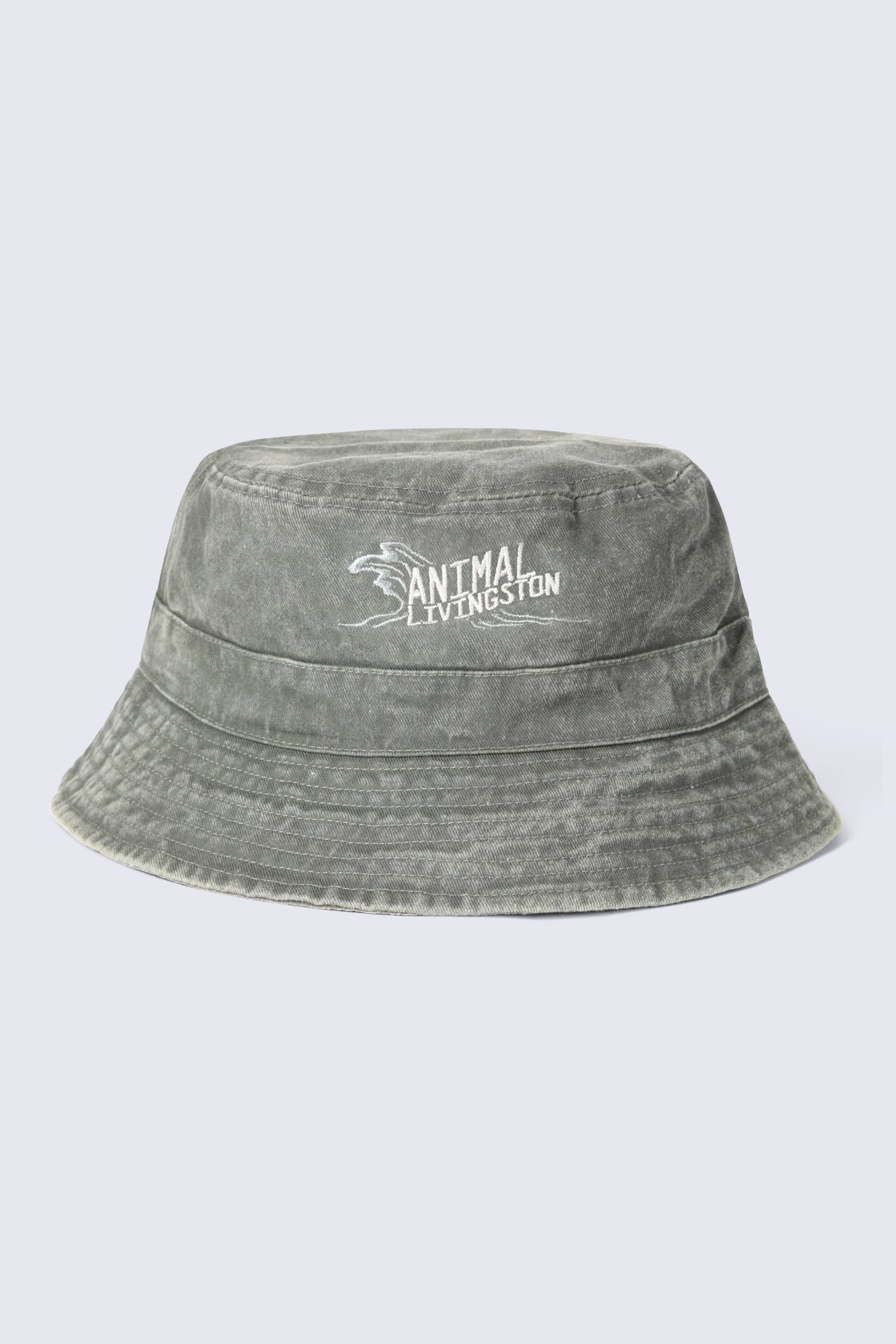 Animal Animal Men's Livingston Lightweight Cotton Outdoor Summer Travel 60cm Bucket Hat in Pale Green