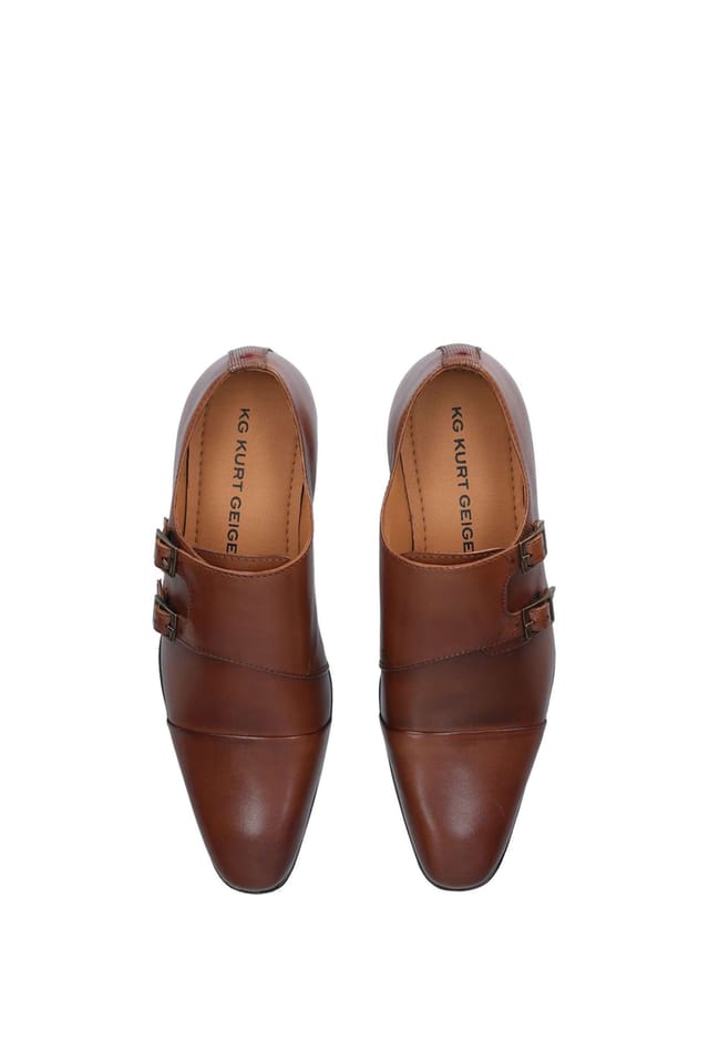 KG Kurt Geiger KG Kurt Geiger Men's 'Collins' Leather Shoes in Tan - 2