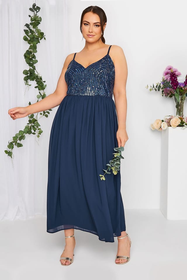 Yours Yours Women's Maxi Dress in Blue - 2