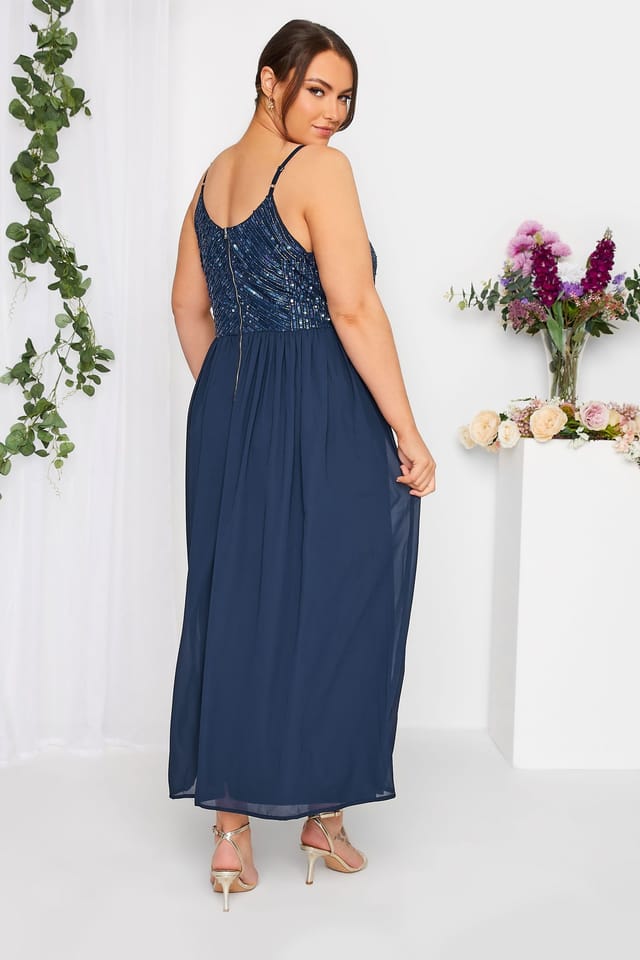 Yours Yours Women's Maxi Dress in Blue - 3