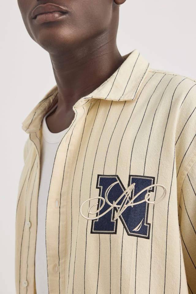 Nautica Nautica Men's Ruth LS Shirt in Ivory - 3