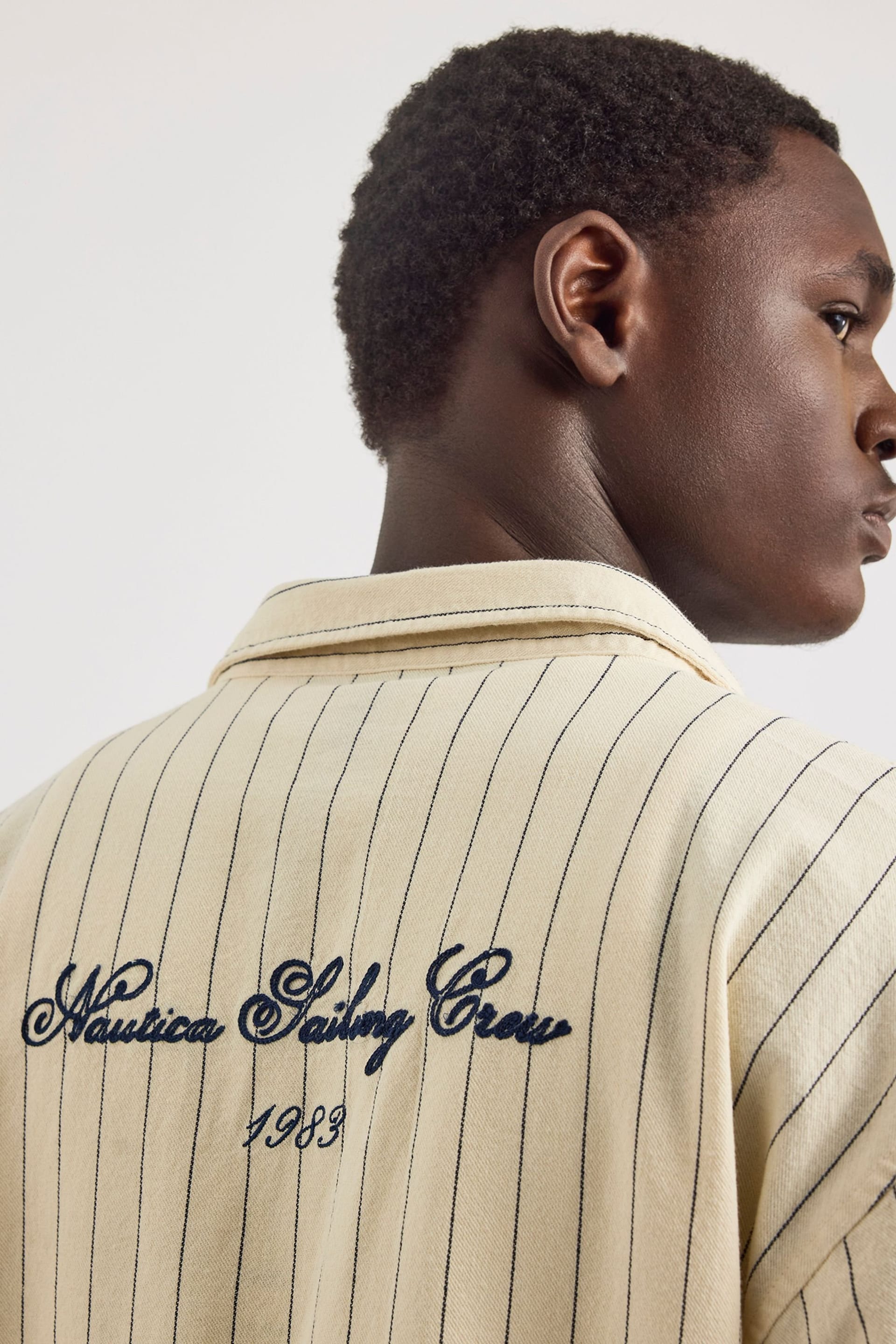 Nautica Nautica Men's Ruth LS Shirt in Ivory - 4