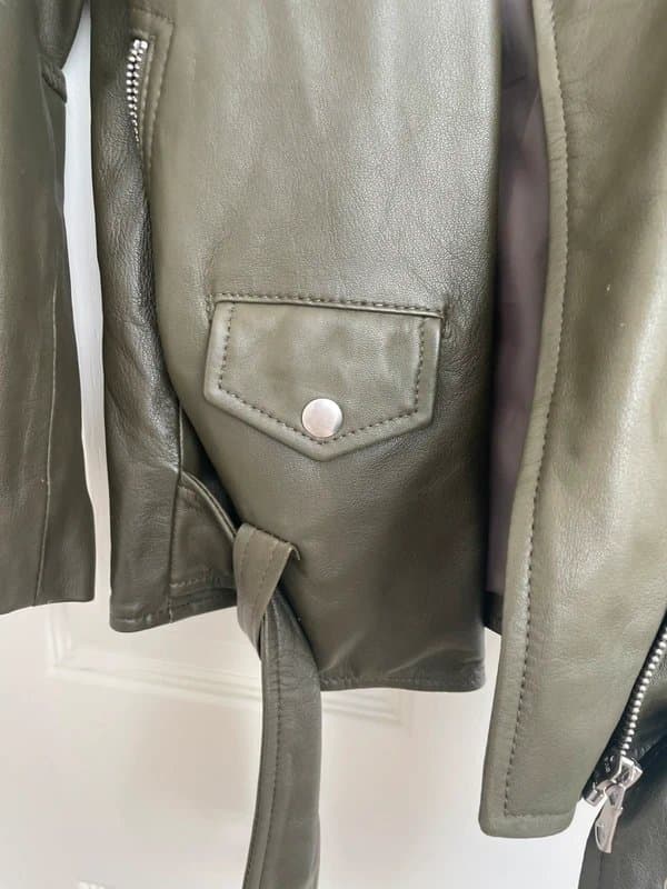 ASOS ASOS Design leather jacket petite (oversize)- Size 6