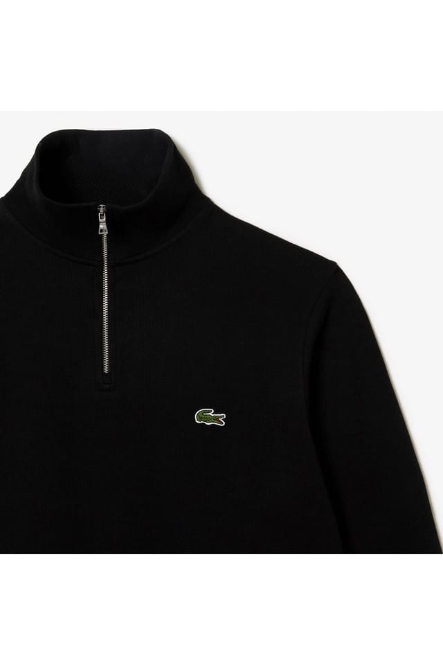 Debenhams Debenhams Men's 1/4 Zip Sweatshirt Black - 2