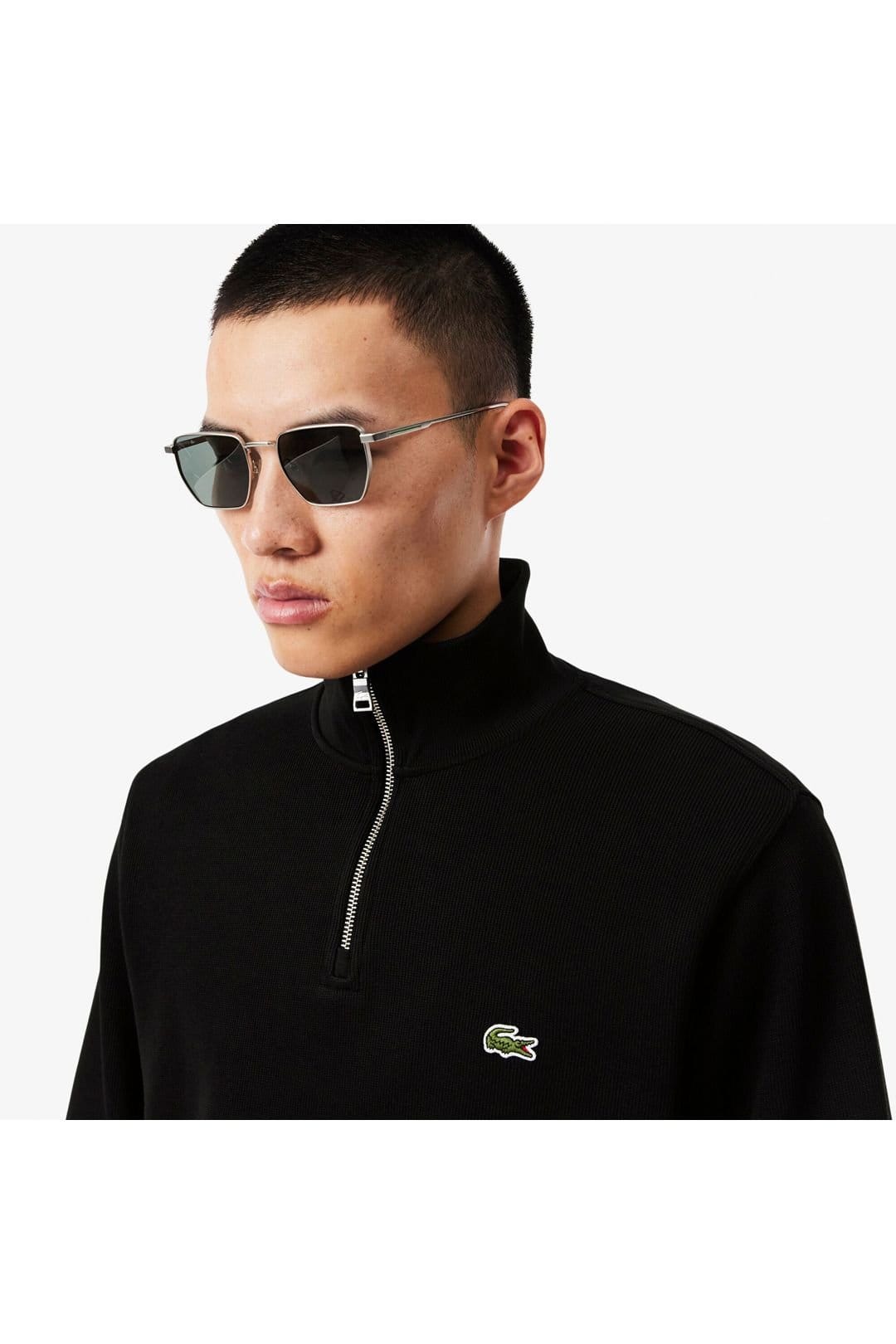 Debenhams Debenhams Men's 1/4 Zip Sweatshirt Black - 4