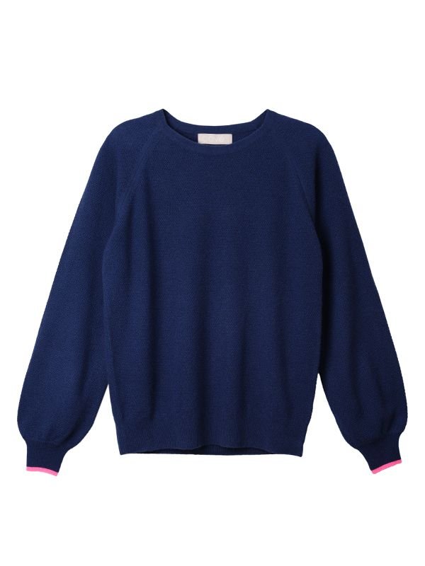 Cove Cove Women's Matilde Textured Jumper in Blue - 3
