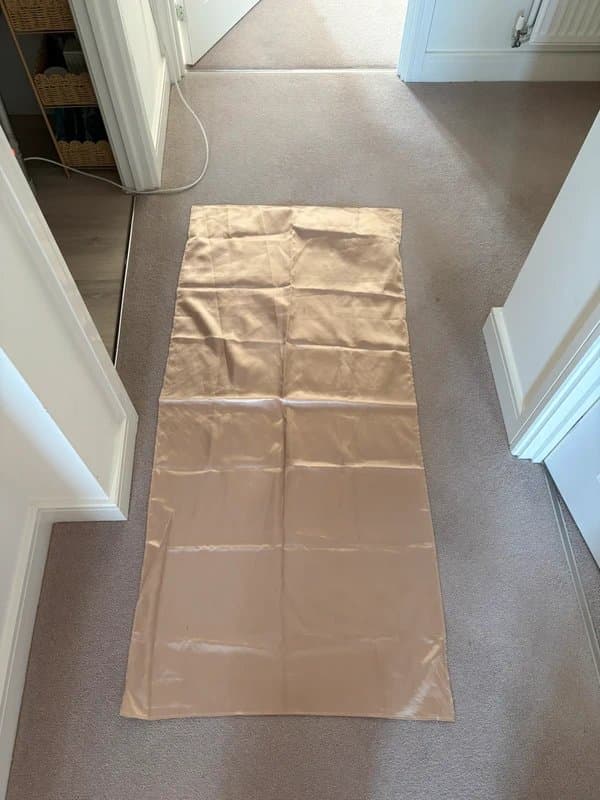 ASOS Champagne satin scarf top