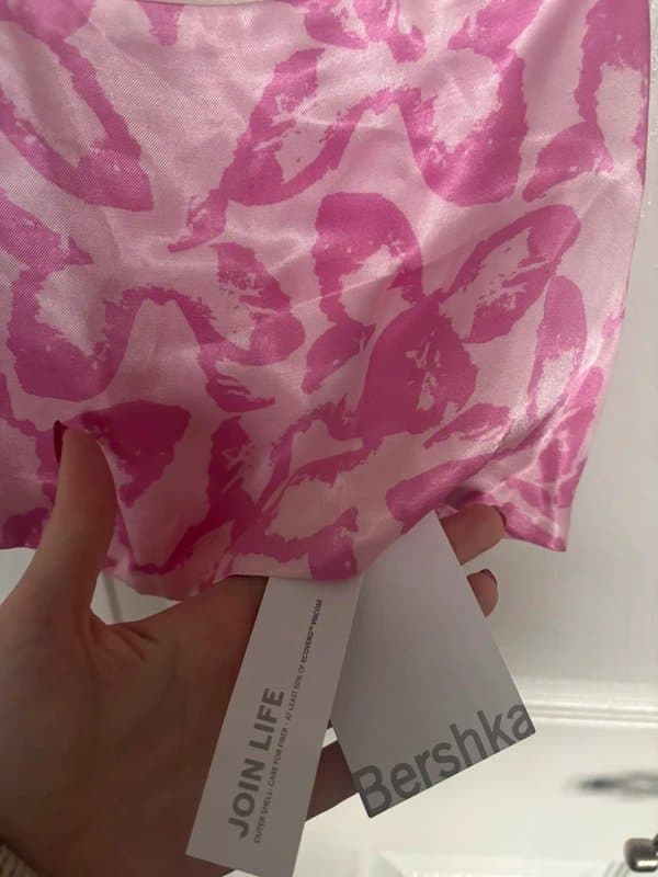 Bershka Bershka pink butterfly tie top