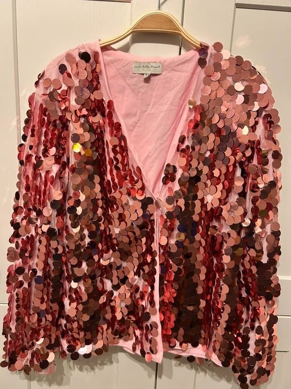 Never Fully Dressed Never Fully Dressed Sequin Jacket – UK 12