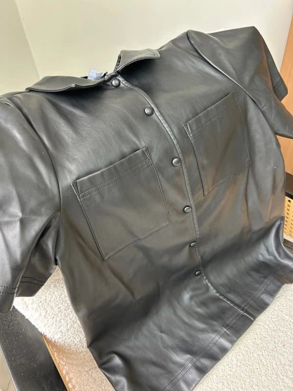 Never Fully Dressed Never Fully Dressed Leather Shirt