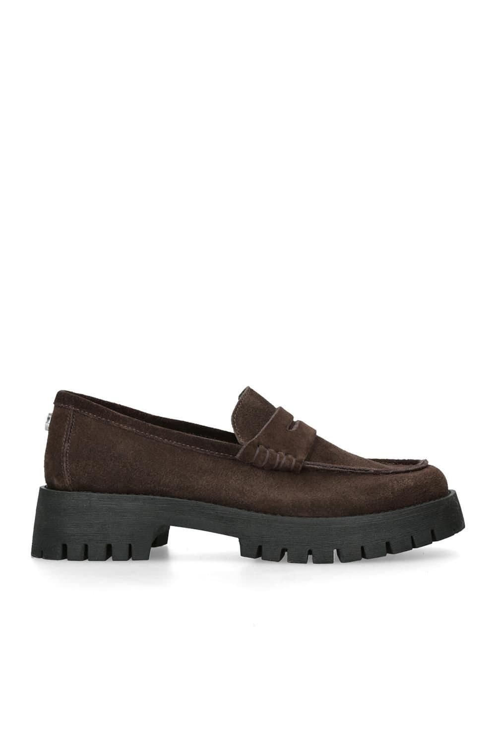 Steve Madden STEVE MADDEN Women's 'Langsten Brown Suede' Suede Flats